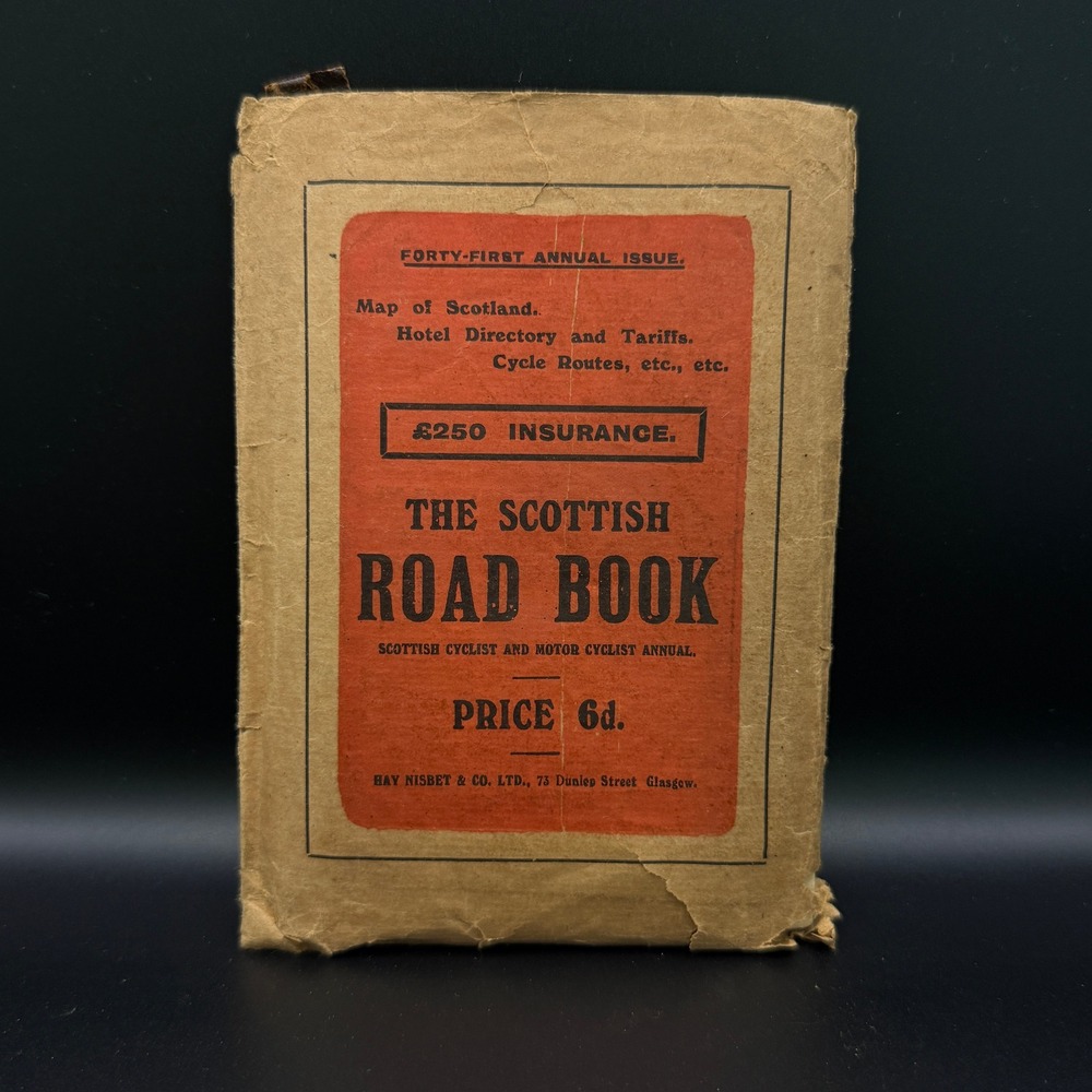 Vintage Scottish Road Book 41st Issue Hay Nisbet‎ Glasgow Map Pocket Guide
